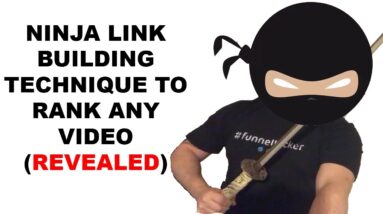 How To Rank Any Video | Ninja Link Building Technique To Rank Any Video