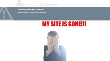 My Site Has Been Suspended! (Help Me Get It Back)