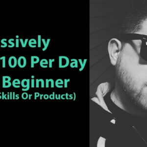 Passively Make $100 Per Day As A Beginner (With No Skills Or Products)