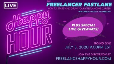 Win A Google Nest Mini! - The Freelancer Fastlane Happy Hour 7/3/2020