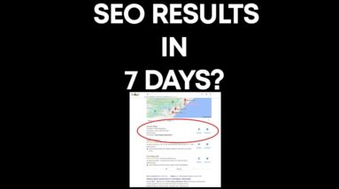 Start Ranking In Google In 7 Days?