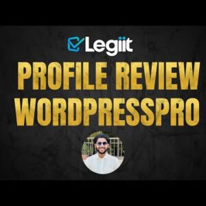 WordpressPro Legiit Profile Review | Chris M. Walker Review's WordpressPro Legiit Profile