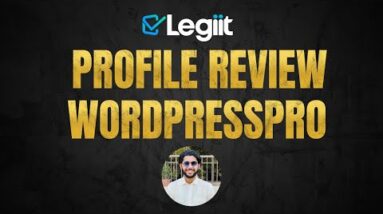 WordpressPro Legiit Profile Review | Chris M. Walker Review's WordpressPro Legiit Profile