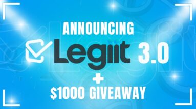 Legiit 3.0 Reveal + $1,000 Legiit Bucks Give Away