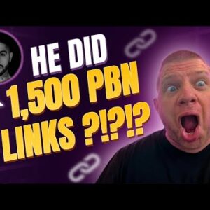 PBN Links | Off-Page SEO Case Study | 1,500 PBN Links To One Site (Results)