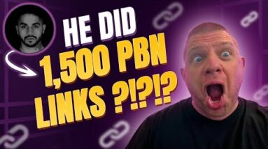 PBN Links | Off-Page SEO Case Study | 1,500 PBN Links To One Site (Results)