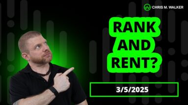 Rank And Rent - How To Sell Leads - SEO Case Study Continues