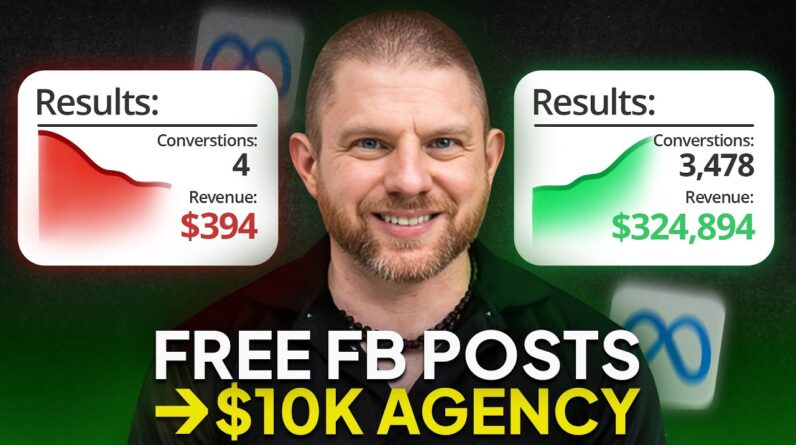 Grow A $10k/month SEO Agency Using Free Facebook Posts