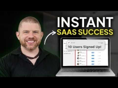 I Built A SaaS In 24 Hours & Got 10 Users Overnight. Here's My Secret.