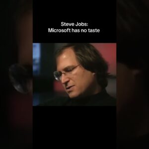 Steve Jobs on his competitor Microsoft