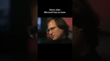 Steve Jobs on his competitor Microsoft