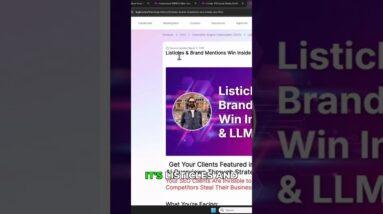 Rank in Google AI Overviews with Listicle Links